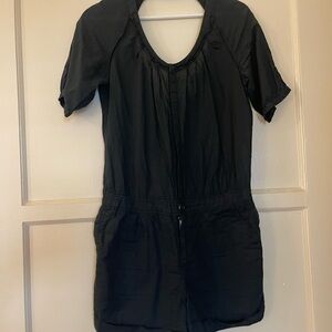 Firetrap Black Short Sleeve Jumpsuit